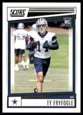 Ty Fryfogle 2022 Score #396 RC Dallas Cowboys