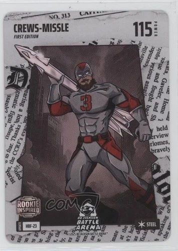 2025 Bo Jackson Battle Arena TCG Alpha Update Headliner Battlefoil Crews-Missle