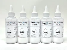INKXPRO 500ml Professional WHITE DTF Direct to film Ink for Epson Printers