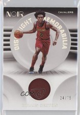 2020-21 Panini Noir Dish Night Memorabilia 24/75 Collin Sexton #DNM-CSX 07d9