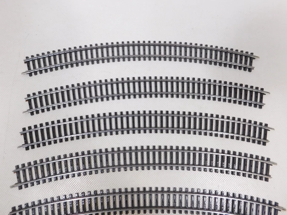 8x Märklin H0 AC Track Piece K-Track Curved: 2251 + 2241 Very Good/Mint #EF328-1 - Image 2 of 4