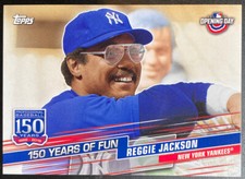 2019 Topps Opening Day 150 Years of Fun Reggie Jackson #YOF15 New York Yankees
