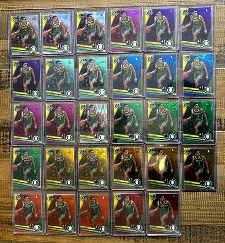 Jackson Shelstad 2023-24 Bowman Chrome U 1st Rainbow Set RARE /5 /10 /25 ++ (29)