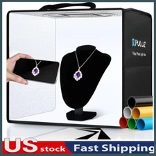 Portable Photo Studio Light Box,12"x12" Professional Dimmable Shooting Tent Kits