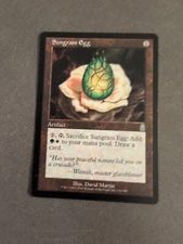 Sungrass Egg #311 Odyssey Magic: The Gathering MTG Near Mint Uncommon
