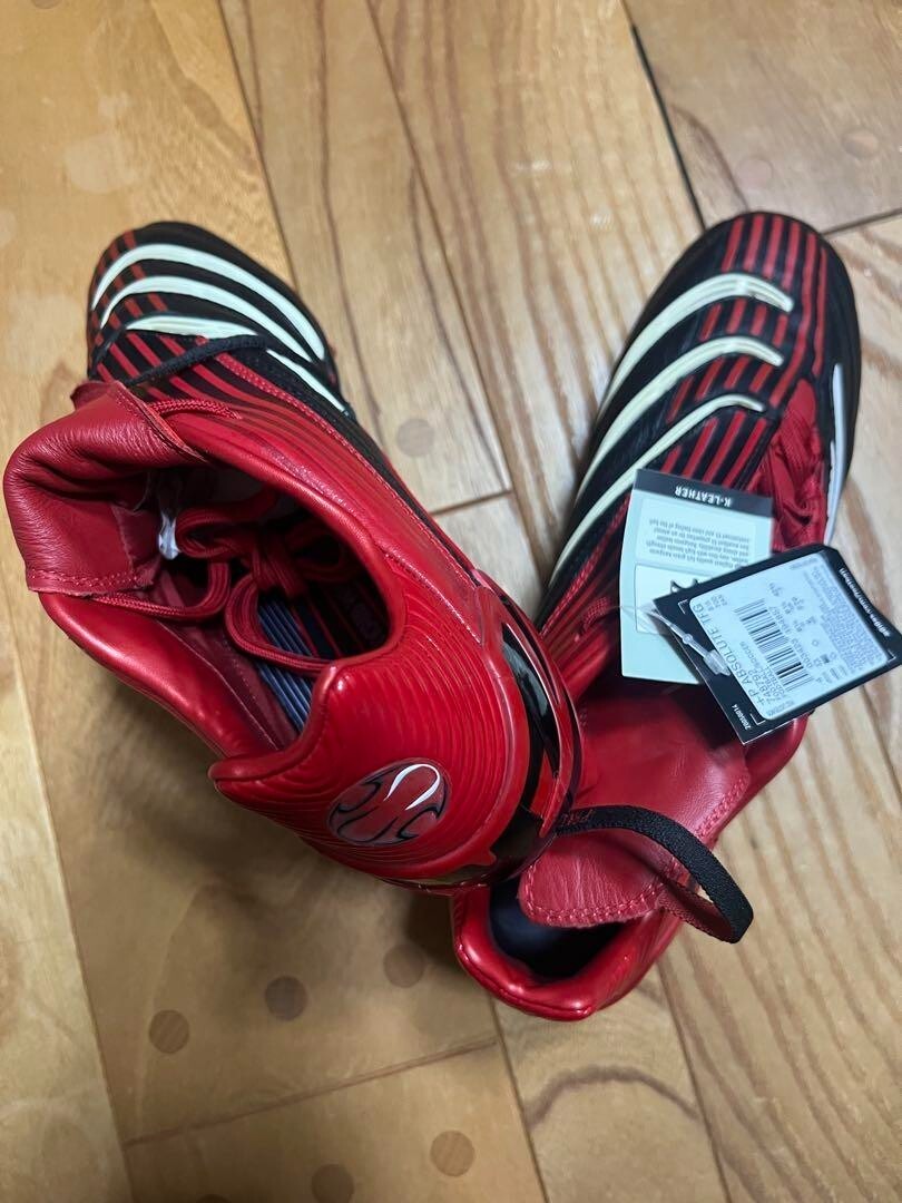 アディダス Predator FG27cmシューズ ブラック/レッド 楽天市場