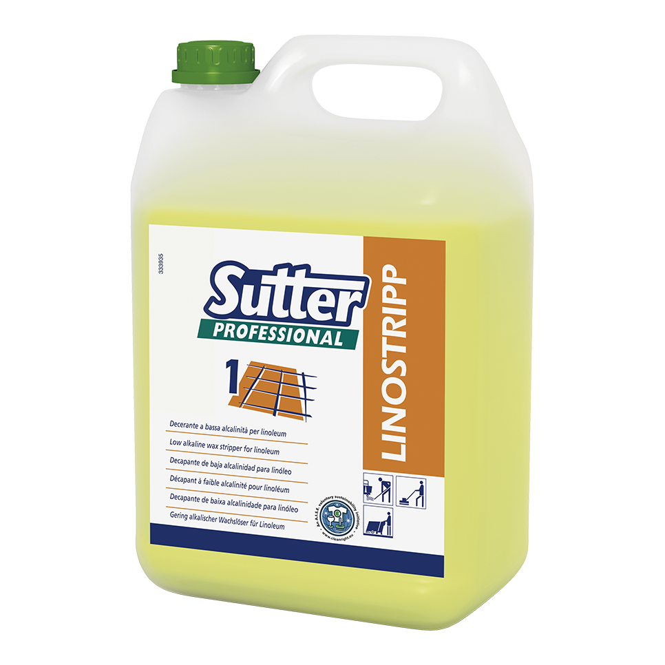 LINOSTRIPP Decerante a bassa alcalinita' per linoleum 5 Kg. SUTTER PROFESSIONAL