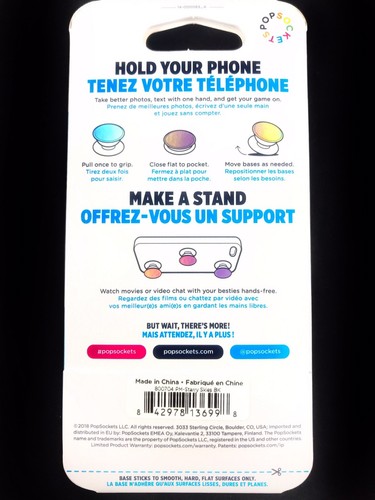 Popsockets Popminis Misty Rainbow Ombré Pop Mini Popmini PopSocket Phone Grip - 第 2/2 張圖片