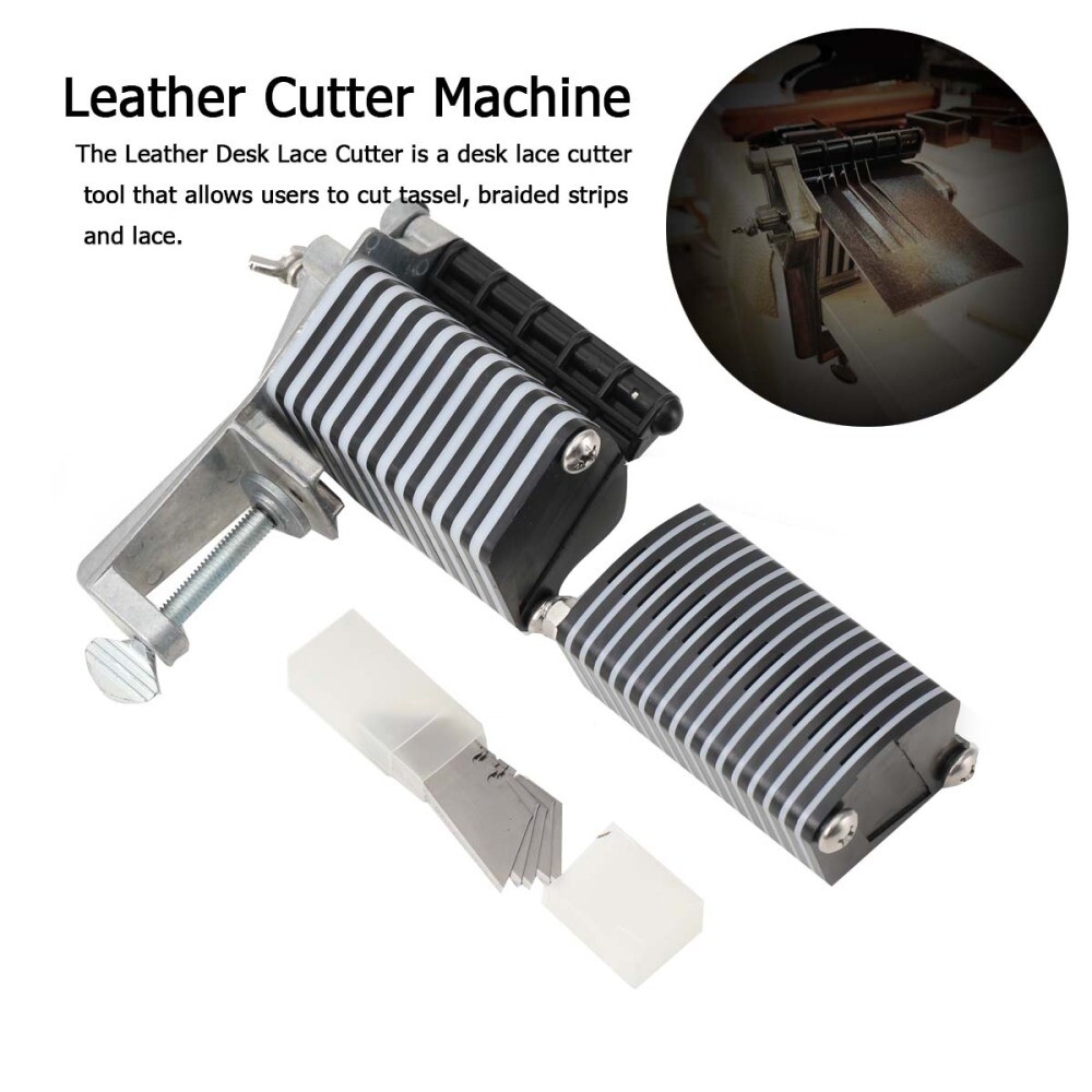 Leather Table Top Lace Cutter Fringe Braiding Strip Belts Leather Table Top Lace Cutter Fringe Braiding Strip Belts