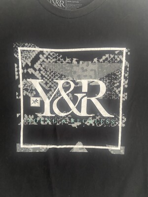 Young & Reckless T-Shirt Mens XL Black Racing Skateboard Hip Hop NWOT