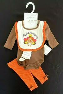 thanksgiving romper baby girl