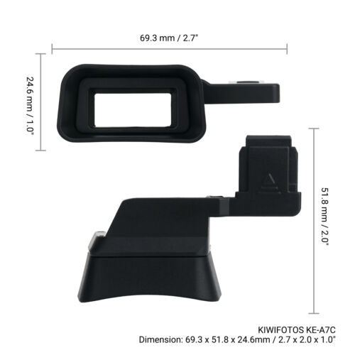 Extend Camera Eyecup Eyepiece Viewfinder Eye Cup for Sony A7C Alpha 7C ILCE-7C - Picture 8 of 12