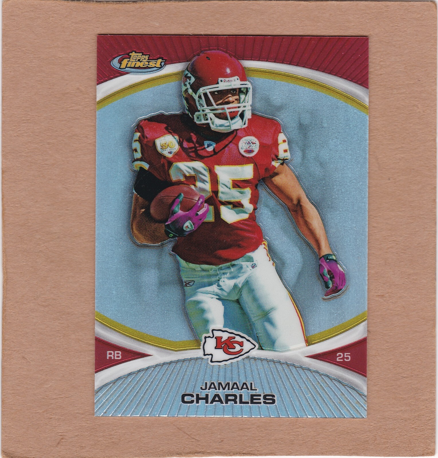 2010 Topps Finest Refractor Jamaal Charles #103....NM....SEE SCAN