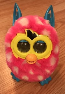 furby pink with white spots