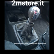 Cuffia leva cambio SUZUKI IGNIS dal 2000 al 2008 in vera pelle NERA