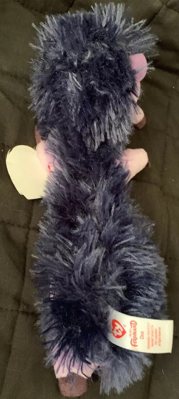 TY Beanie Baby 6" DOS Rat “Ferdinand” Plush Stuffed Animal Toy MWMT's