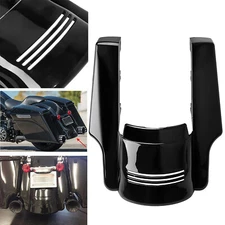 Gloss Black 5" Stretched Rear Fender Extension For Harley Road King Glide 09-13