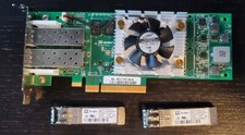 Qlogic QLE2672 Dual Port HD8310405-02 16gb Fc / 10gbe With 2 Fibre Transceivers