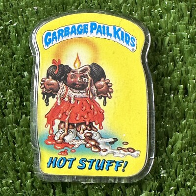 Garbage Pail Kids Pin Button 1986 Topps GPK Badge Hot Stuff! | eBay