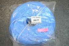 CAT6 200 Foot Blue Colored Ethernet Cable New Open Box