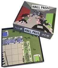 Kickstarter Game “ Hall Pass” ~ Ages 10+ (2-4 players) ~ by Glue Guy Games ~ New