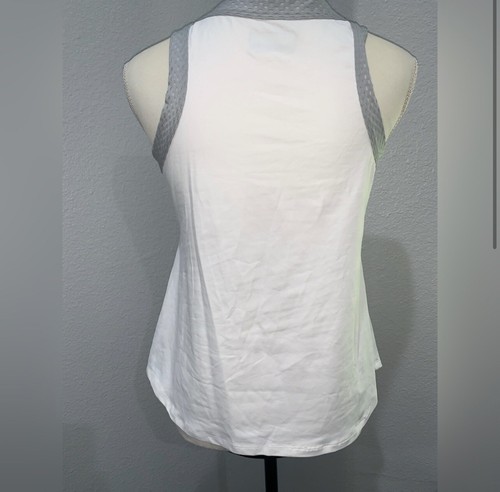 Lija Women’s Large Golf Racerback Sleeveless Tank Top White - Picture 2 of 5