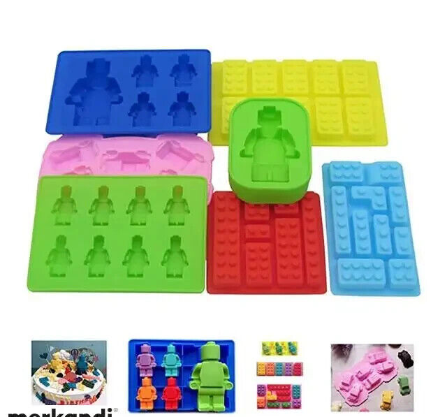 Lego Robot Lego Man Silicone Mold LEGO MAN MINIFIGURE ROBOT MOULD