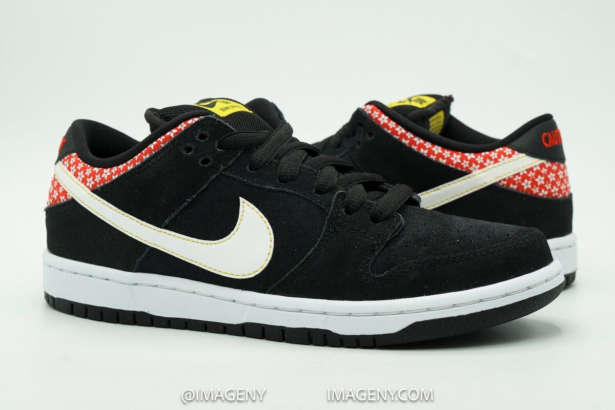 NIKE DUNK LOW SB USED SIZE 6.5 FIRECRACKER BLACK WHITE NIKE DUNK LOW SB USED SIZE 6.5 FIRECRACKER BLACK WHITE