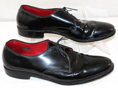 Allen Edmonds Mens 13 B Black Tuxedo Patent Leather Derby  display picture 1