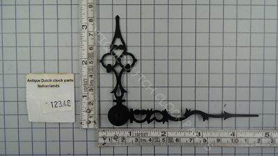 SET HANDS BLACK SUITABLE FOR CLOCKWORKS FROM HERMLE FHS KIENINGER 9,5 CM/7 CM