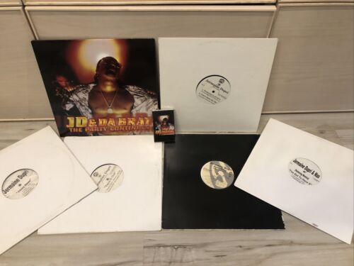 Jermaine Dupri 6 Vinyl 1 Cassette Lot- Party Continues Life In 1472 Nas DMX Mase