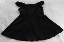 LULUS SOLID BLACK DRESSY PARTY DRESS THICK STRETCH OFF SHOULDER LADIES WOMENS XL