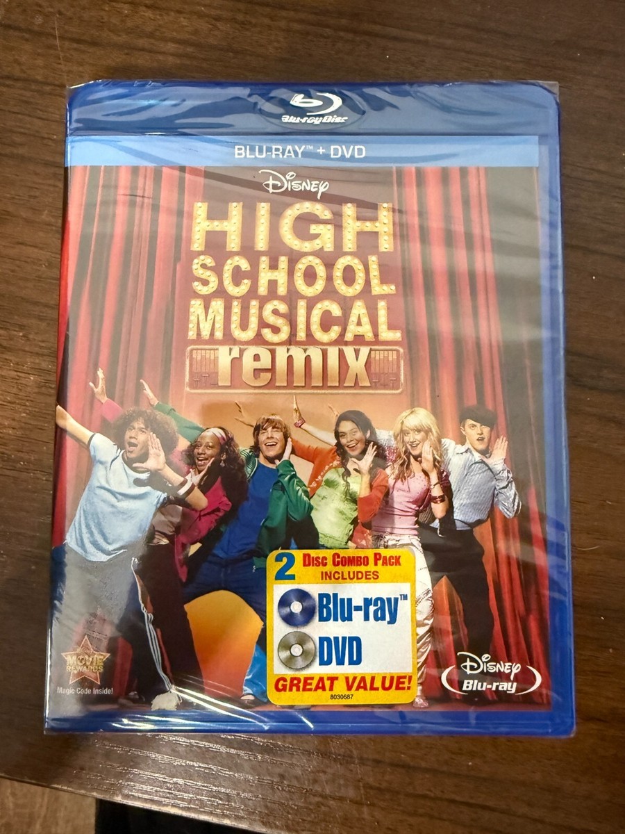 High School Musical: Remix Blu-ray/DVD 2-Disc Set Disney New Sealed RARE OOP - Main Image