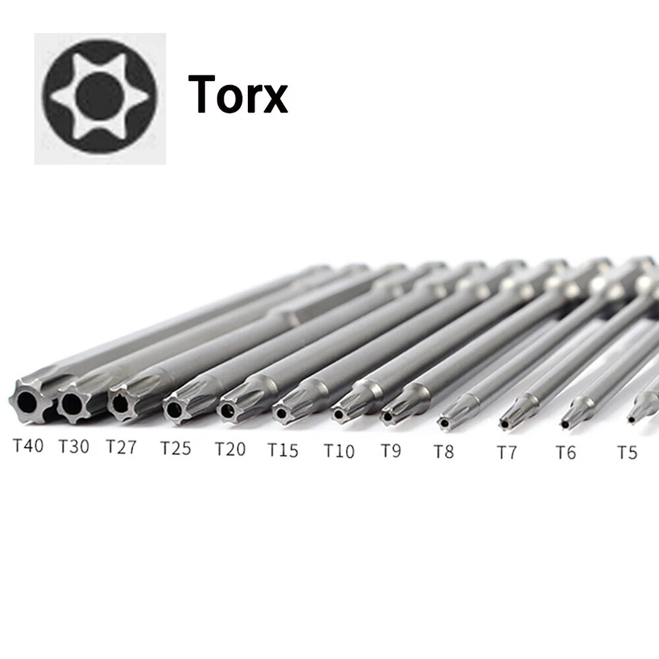 Torx Bit Set Quick Change Connect Impact Driver Drill Security Tamper Proof 11PC - Image 2 of 4
