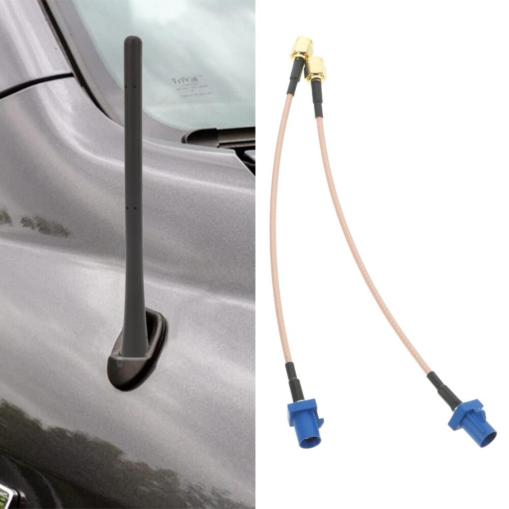 2 Pcs Copper Wire Antenna Cable For Car Male To Sma Adapter eBay