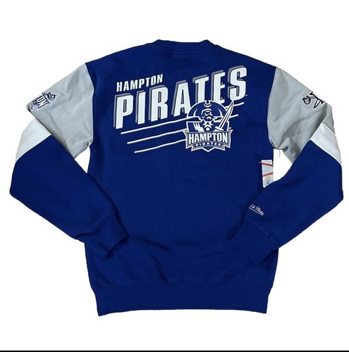Mitchell & Ness Hampton University Mens Sweatshirt NCAA Hampton Pirates Small - Picture 3 of 6
