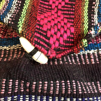 Boho Woven Multicolor Backpack w/ Pockets. Beach Bag | eBay display picture 3