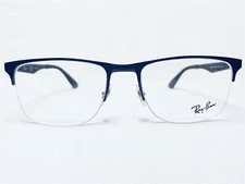 NEW Ray Ban RB6362 2861 Mens Black/Silver Square Modern Eyeglasses Frames 53/19