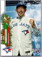 2020 Topps Holiday RC Rookie Shun Yamaguchi #HW93 Toronto Blue Jays