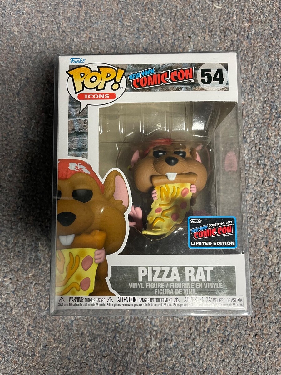 Funko Pop Pizza Rat 2022 NYCC Official Sticker in Protector | eBay