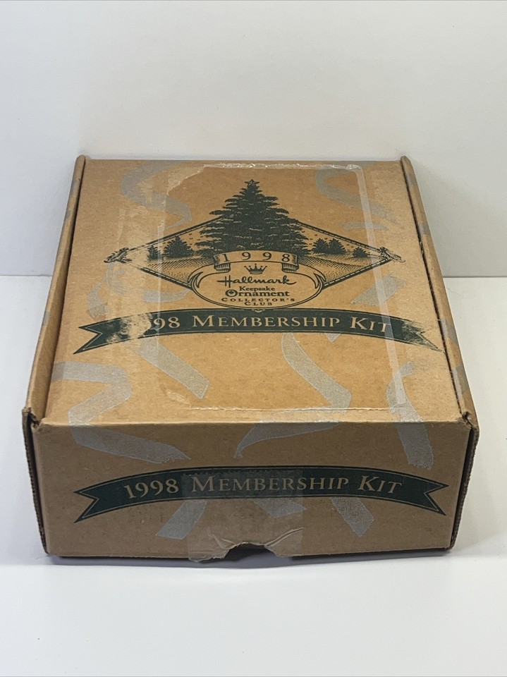Hallmark Keepsake Ornament 1998 Membership Kit Set of 3 Ornaments eBay