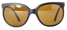259 New Vintage Vuarnet 002 Matte Black Sunglasses PX2000 Mineral Brown lens
