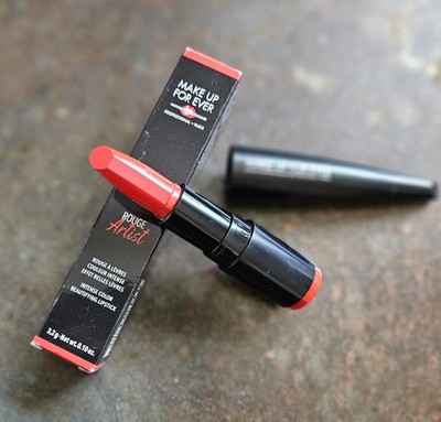 2 Make Up For Ever GLOWING GINGER 314 Rouge Artist Shine On Lip Color NIB's! 