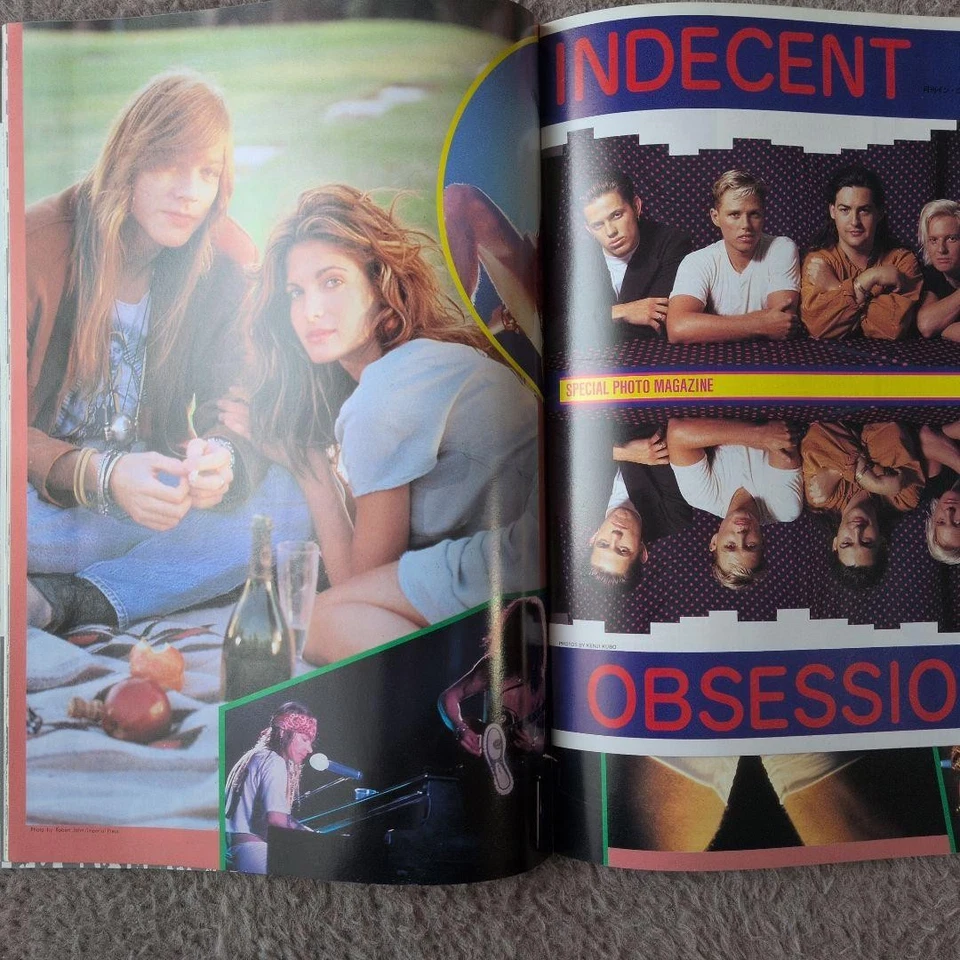 Inrock Magazine April 1992 Vol.100 Guns N' Roses Skid Row Interview Special Issu - Image 4 of 4