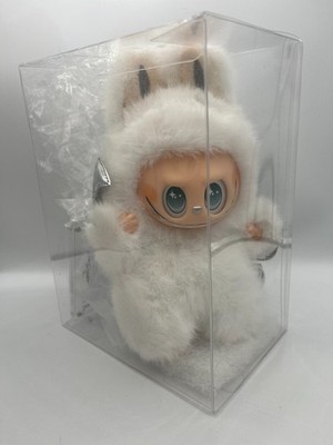 Super fluffy monsters - Angel in clouds US shipper- acrylic case w/ trading ID