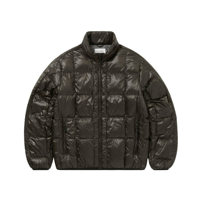 Thisisneverthat Pertex Light Down Jacket Brown Bl… - image 1