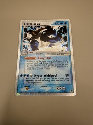 Pokemon Blastoise Ex Holo 104/112 Feuerrot Blattgrün.