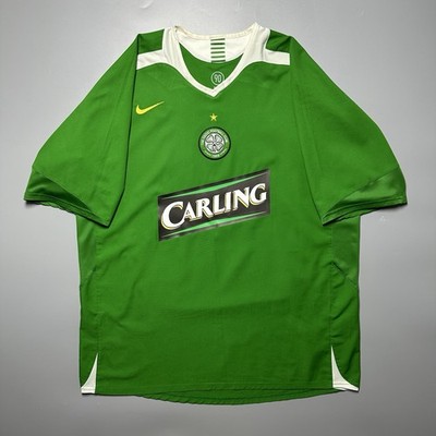 back number FC会報誌1～25 CELTIC NIKE 2005/2006 FOOTBALL SOCCER AWAY JERSEY #25 NAKAMURA