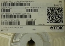 TDK C1608X5R1A226M080AC Lot of 4000 22uF 10v Ceramic Capacitors X5R 0603
