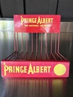 Vintage PRINCE ALBERT Tobacco Store Wire Display Rack Shelf, Tin Sign
